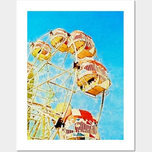 ferris wheel Posters and Art